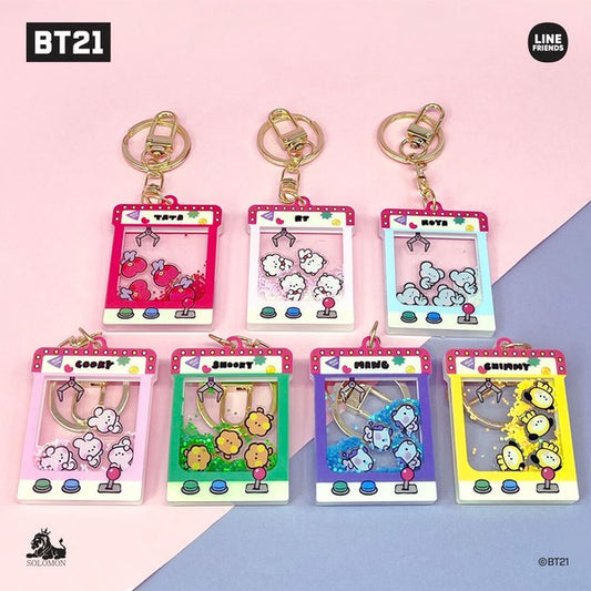 BT21 MININI GLITTER KEY HOLDER