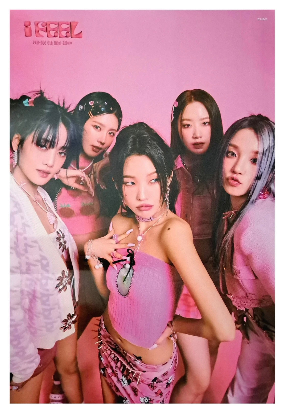 G-IDLE - I FEEL POSTER