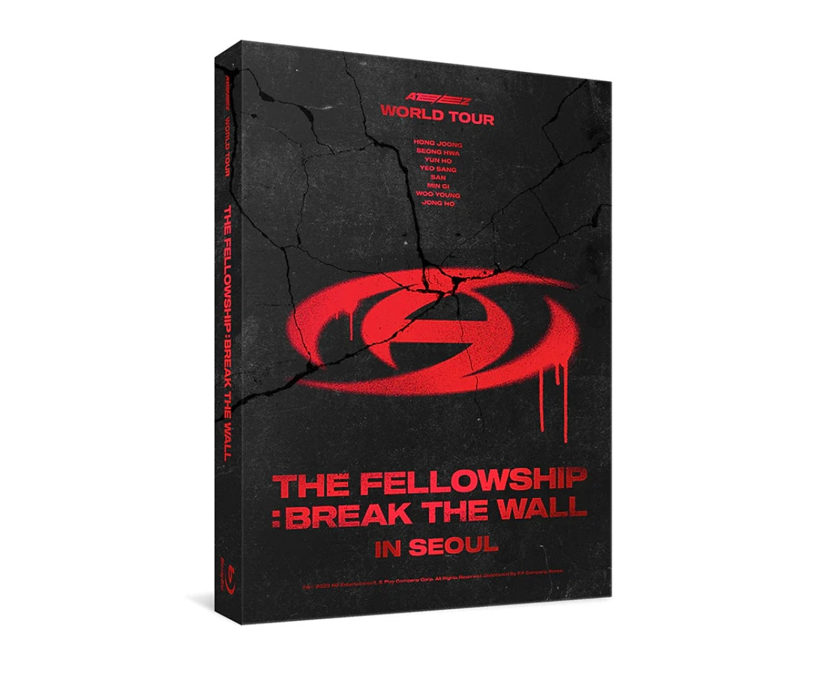 ATEEZ - WORLD TOUR (THE FELLOWSHIP: BREAK THE WALL) IN SEOUL BLU RAY