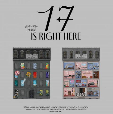 SEVENTEEN - SEVENTEEN BEST ALBUM '17 IS RIGHT HERE'