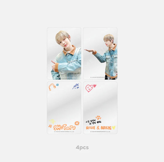 RIIZE UP POP UP MD - LAYERED PHOTOCARD SET